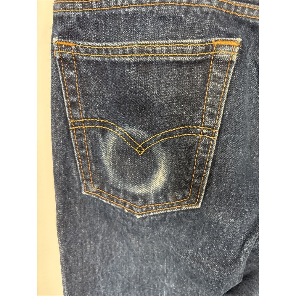 Levi's 517 Bootcut Jeans Mens 30x30 Distressed Hole Fade Western Modern Cowboy - Picture 4 of 13
